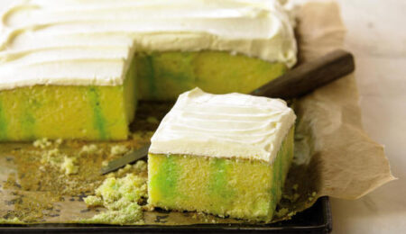 Lemon-Lime Fridge Sheet Cake