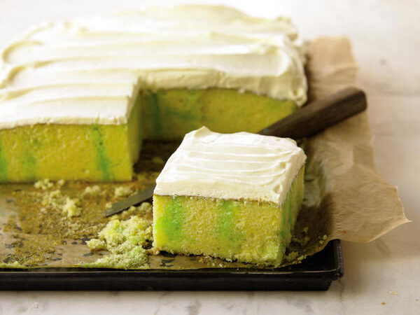 Lemon-Lime Fridge Sheet Cake