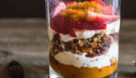 Pumpkin Pie Yogurt Parfait