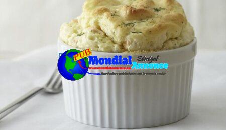 Salmon, Cream Cheese & Dill Souffle