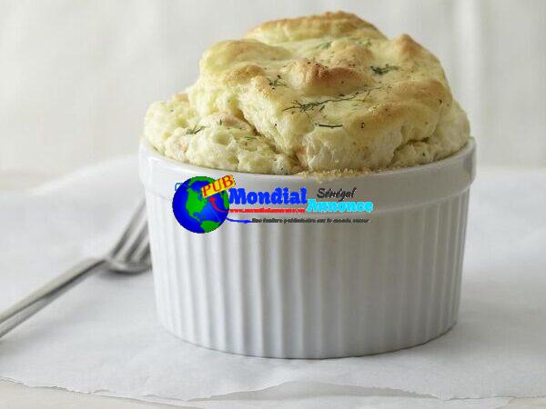 Salmon, Cream Cheese & Dill Souffle