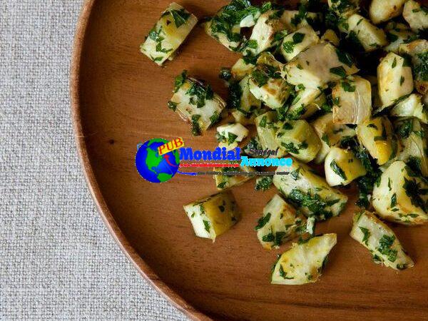 Artichokes with Parsley and Preserved Lemon Pesto