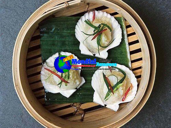 Steamed Scallops with Garlic