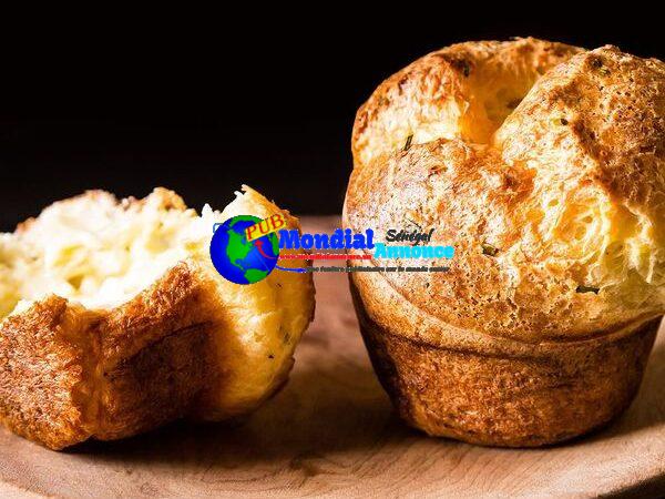 Dusky Pepper Popovers with Chives and Parmesan