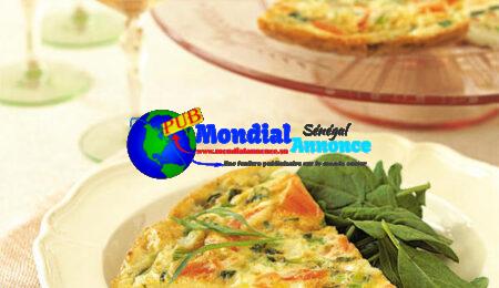 Low Beefy Frittata With Smoked Salmon And Scallions