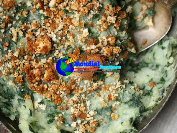 Healthy Potato and Spinach Casserole