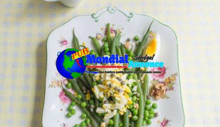 French Bean Mimosa Salad