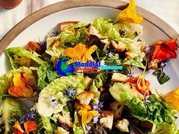 Minute Gem Salad with Toasted Spice French dressing