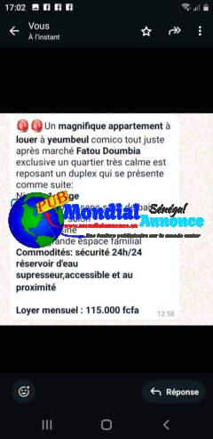 Appartement à Louer – Yeumbeul