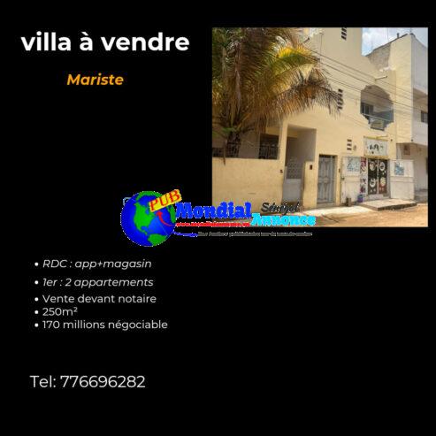 Villà à vendre Mariste :  *Tf ! *Vente devant notaire ! Plus d’infos : 776696…