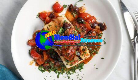 Sea Bass with Sicilian Cherry Tomato Sauce