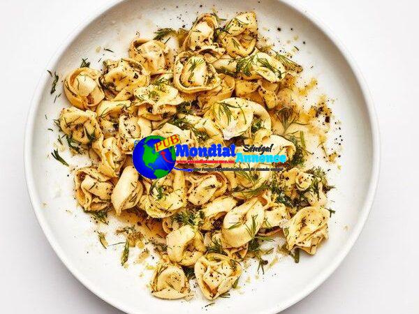 Tortellini With Garlicky Brown Butter and Dill