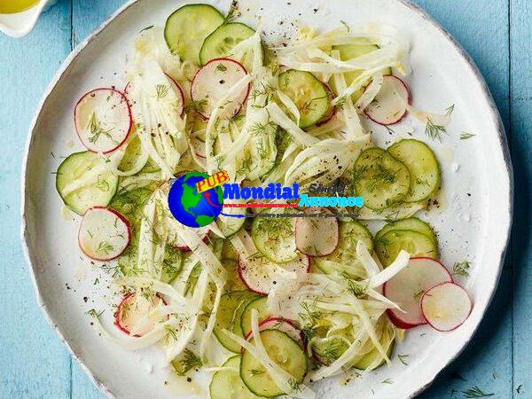 Fennel, Radish & Cucumber Salad