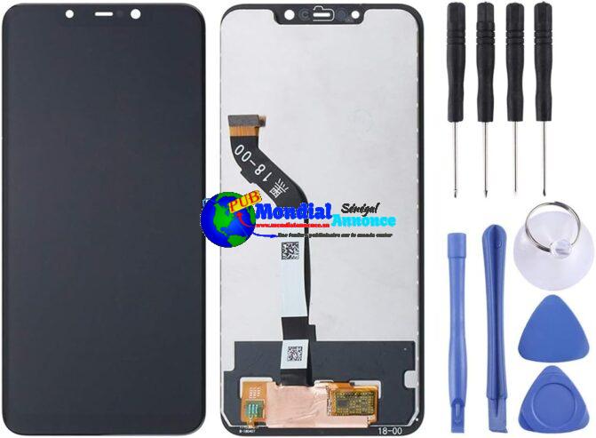 Écran LCD TFT LCD pour téléphone portable Xiaomi Pocophone F1 avec numériseur Assemblée Complète Pièce de réparation