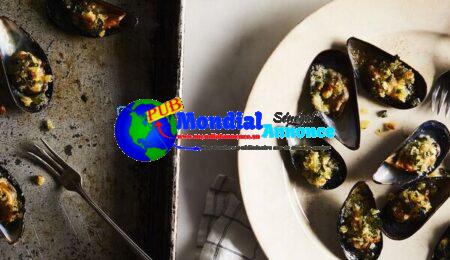 Two Elephantine Girls’ Broiled “Mussels Casino”