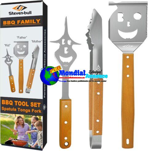 Outil de Barbecue, STEVEN-BULL S Ensemble d’outils de Barbecue