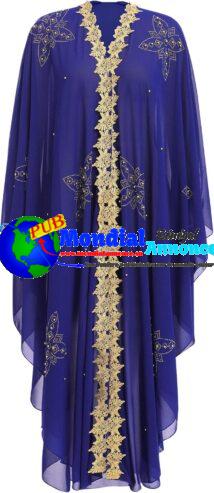 Robes hijab en mousseline de soie pour femme musulmane