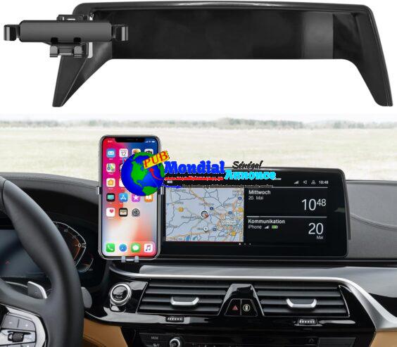 base de support de téléphone de voiture est compatible avec les modèles de voiture suivants : BMW Série 5 G30 G31 G38 530i 530e 540i M550i M5 2018 2019 2020 et BMW