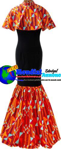 Tenues africaines Ankara pour femmes, robes à imprimé Kente