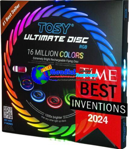 TOSY Disque Volant 16 Millions de Couleurs RVB ou 36 LED