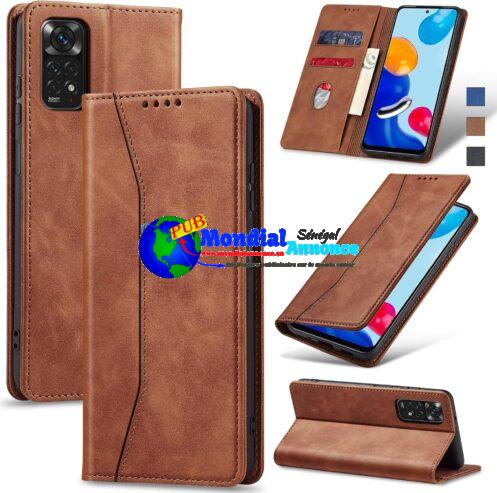 Jasonyu Coque pour Xiaomi Redmi Note 11 4G / Redmi Note 11S, Antichoc TPU Housse Etui Coque Cuir PU Portefeuille [Magnétique] [Porte Cartes] [Stand Fonction] Flip Coque