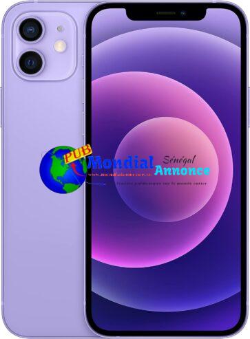 Apple iPhone 12, 64 Go Violet (Reconditionné)