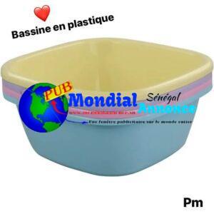 Bassine en plastique à Dakar - Prix discount 1.000 FCFA
