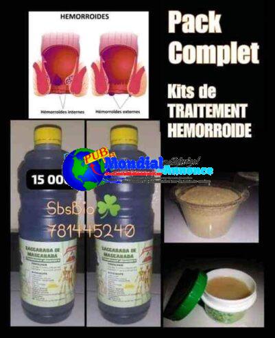 kits de traitement hémorroïde