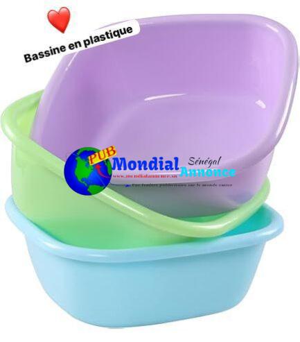 Bassine en plastique à Dakar – Prix discount 1.000 FCFA